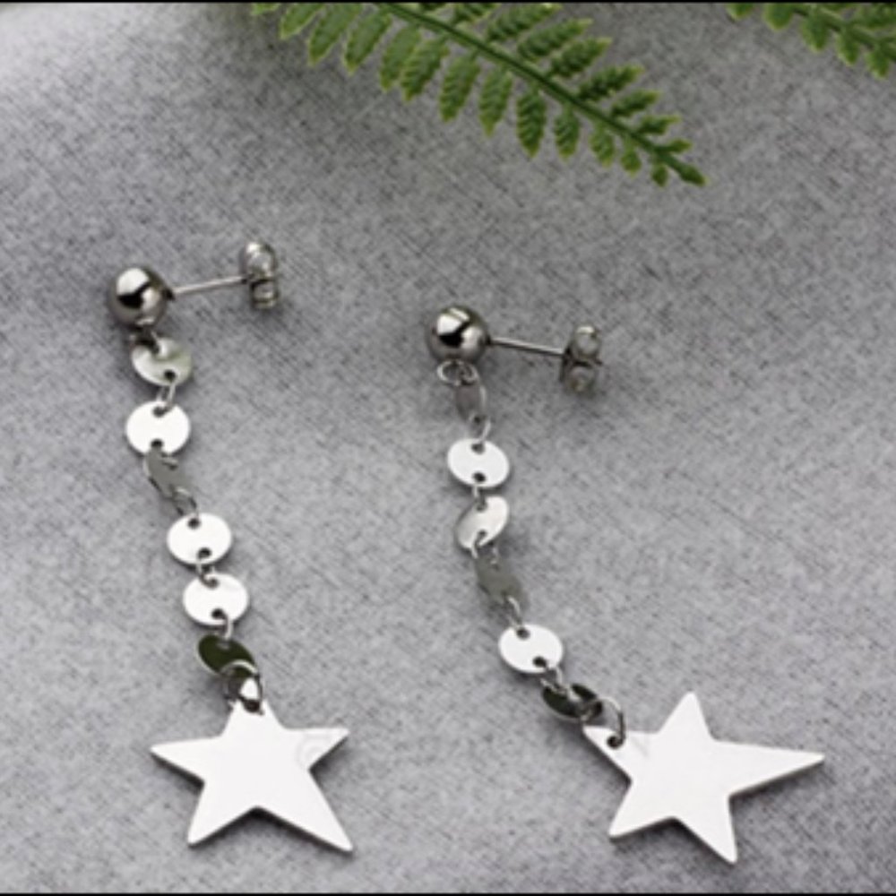 Star Design Earrings